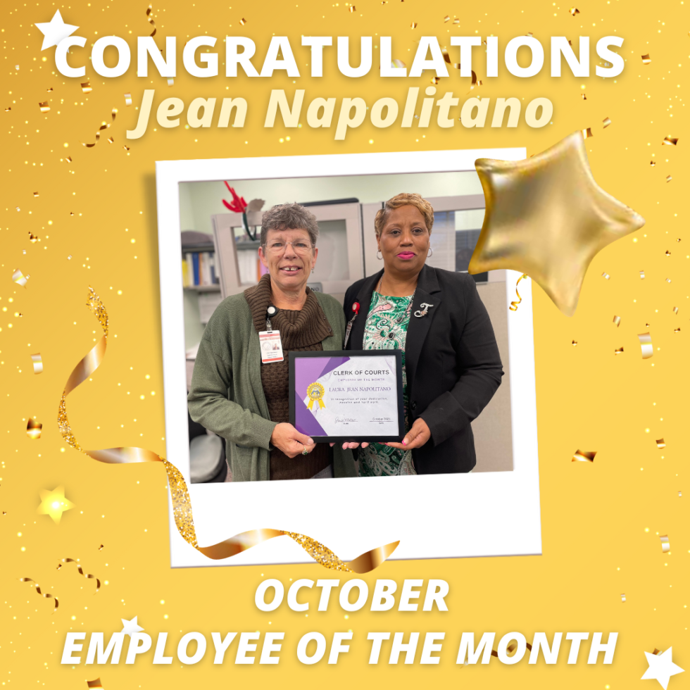 Employee of the Month - October 2023 - Rockdale County Clerk of ...